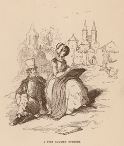 Illustration für Jahrmarkt der Eitelkeiten von Thackeray von English School
