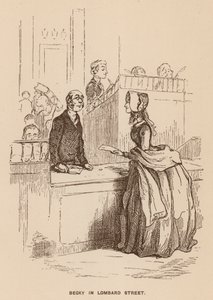 Illustration für Vanity Fair von Thackeray (Lithografie) von English School