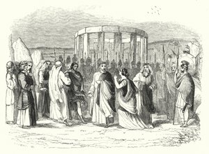 Illustration für die Oper Norma von Bellini (Stich) von English School