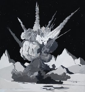 Illustration zu einer Geschichte von Arthur C. Clarke von English School