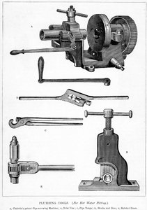 Illustrationen aus A New Technical Educator: An Encyclopedia of Technical Education, veröffentlicht von Cassell, 1870 von English School