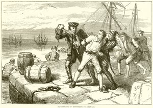 Zwangsrekrutierung von Bostonern durch Knowles