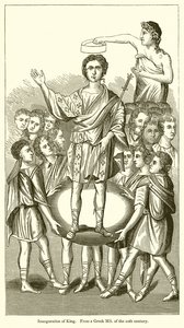 Krönung des Königs von English School