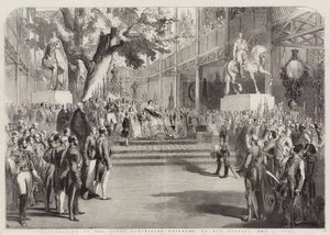 Einweihung des Großen Ausstellungsgebäudes durch Ihre Majestät von English School