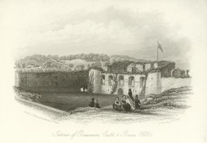 Innenansicht von Beaumaris Castle und Baron Villa von English School