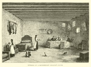 Innenansicht eines montenegrinischen Senatorenhauses von English School