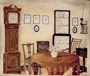 Interieur eines Antiquitätenhändlers, ca. 1870