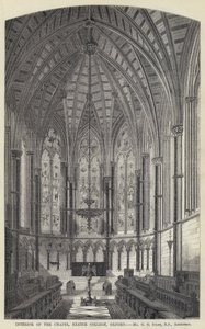 Innenraum der Kapelle, Exeter College, Oxford von English School