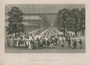 Innenansicht der Großen Ausstellung, 1851 von English School