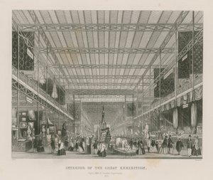 Innenansicht der Großen Ausstellung, 1851, Ceylon, Malta und Kanadische Abteilungen von English School