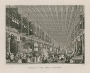 Innenansicht der Großen Ausstellung, 1851, Westende nach Osten blickend von English School