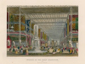 Innenansicht der Großen Ausstellung, vom Transept nach Osten blickend von English School