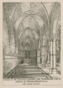 Innenraum der Morgenkapelle von English School