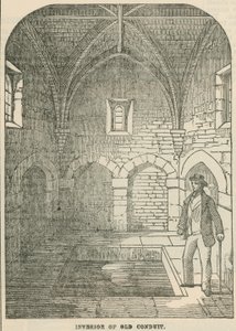 Innenansicht des alten Wasserkanals in Kensington von English School