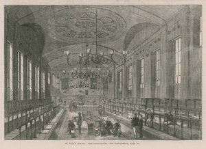 Innenansicht des Klassenzimmers in der St. Pauls Schule von English School