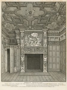 Innenansicht des Hauses von Sir Paul Pindar von English School