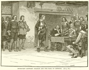 Gespräch zwischen Charles und dem Earl of Denbigh