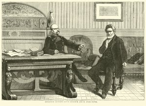 Interview zwischen Graf Bismarck und M. Jules Favre, September 1870 von English School