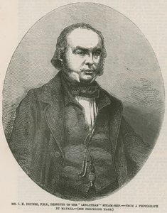 Isambard Kingdom Brunel, Designer des Dampfschiffs Leviathan von English School