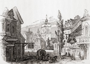Islington, Großraum London, England im Jahr 1760, aus Old England: A Pictorial Museum, veröffentlicht 1847 von English School