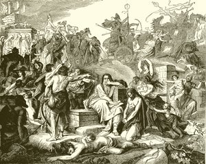 Israel in Gefangenschaft in Babylon von English School