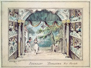 Italienisches Theater, Haymarket von English School