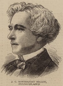 J C Montesquieu Bellew (Stich) von English School