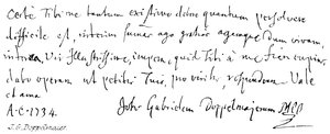 J. G. Doppelmaier von English School