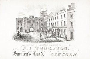 J L Thornton, Saracens Head und Stone, Lincoln