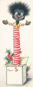 Jack in der Kiste, Weihnachtskarte von English School