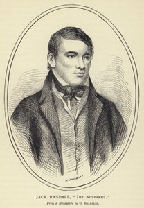Jack Randall, The Nonpareil, nach einem Miniaturbild von G. Sharples von English School