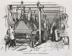 Jacquard-Webstühle von English School
