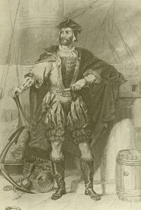 Jacques Cartier (1494-1557), französischer Entdecker von English School