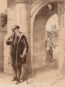 James Bird, "Sein Vater ging eines Tages vorbei und betrachtete das Gesicht seines Sohnes" von English School