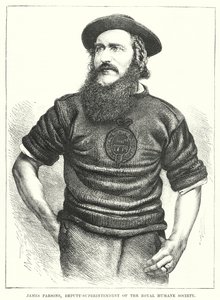 James Parsons, stellvertretender Superintendent der Royal Humane Society von English School