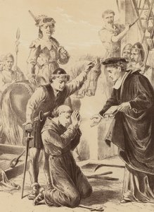 James Thompson, "Er betete dort lange Zeit" von English School