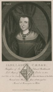 Jane, Lady Caesar, Tochter von Sir Edward Barkham von English School
