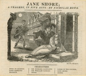 Jane Shore, eine Tragödie in fünf Akten von English School