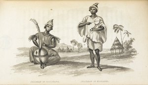 Jellemen von Soolimana. Musiker aus Westafrika, Illustration aus 
