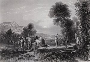 Jephthahs Rückkehr von English School