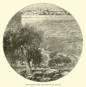 Jerusalem vom Ölberg aus von English School