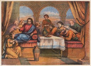 Jesus Christus mit seinen Jüngern und Maria Magdalena