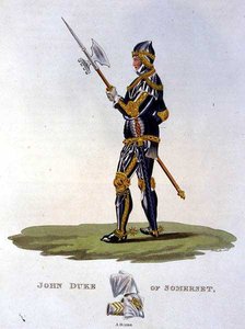 John Beaufort, Herzog von Somerset (1403-44), 1444, graviert von W. Maddocks, aus 