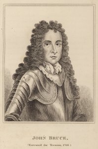 John Bruce, Hingerichtet wegen Hochverrats, 1716 von English School