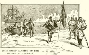 John Cabot landet an den Küsten Labradors von English School