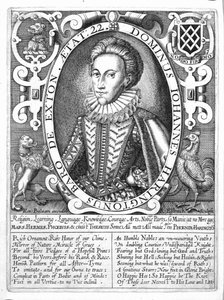 John Harington, 2. Baron Harington von Exton, gestochen von Renold Elstrack, ca. 1610-14 von English School