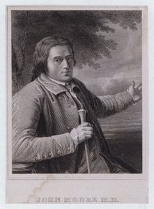 John Moore, schottischer Arzt (Stich) von English School