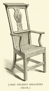 John Nelsons Predigtstuhl (Gravur)