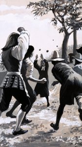 John Wesley, der Prediger, war nicht immer bei Versammlungen willkommen von English School