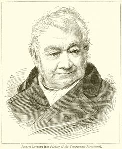 Joseph Livesey (der Pionier der Abstinenzbewegung) von English School